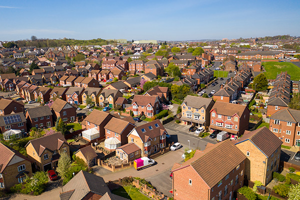 Aerial photo of Armley